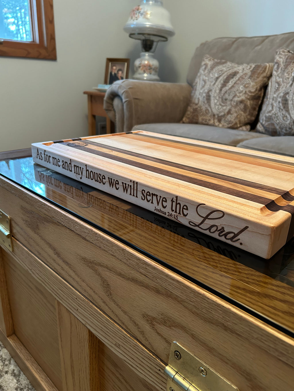 #38 Kitchen Board      "As for me and my house"