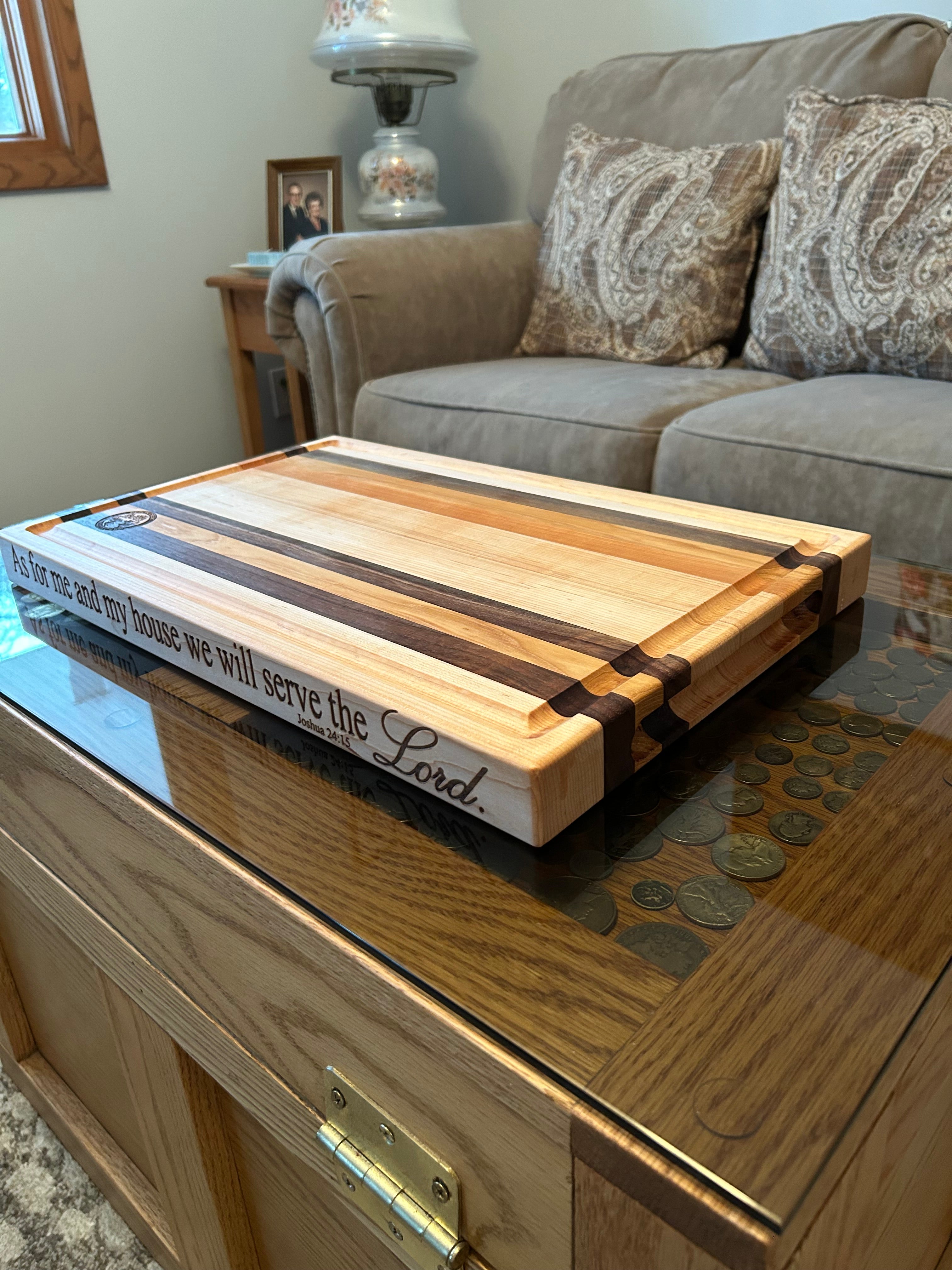 #38 Kitchen Board      "As for me and my house"