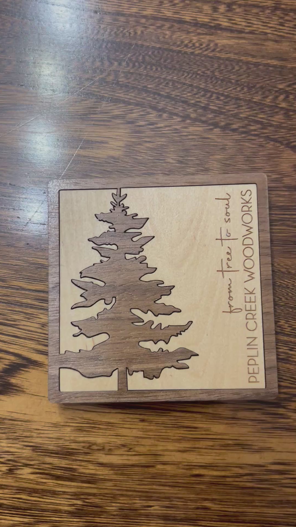 #32 Set of 4 coasters with holder